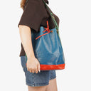 Louis Vuitton Noe Grande GM Multicolour Blue/Green/Red Epi Leather Shoulder Bag