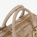 Prada Tessuto Gaufre Beige Shoulder Bag