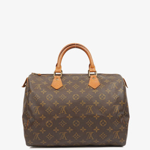 Louis Vuitton Speedy 30 Monogram Canvas Handbag