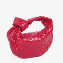 Sac Mini Jodie Bottega Veneta en cuir verni rose