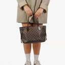 Louis Vuitton Neverfull PM Damier Ebene Canvas Tote Bag