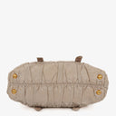 Prada Tessuto Gaufre Beige Shoulder Bag