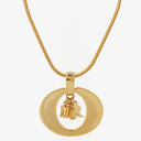Christian Dior Dior Letters Metal Necklace