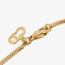 Christian Dior Dior Letters Metal Necklace