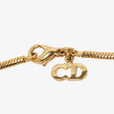 Christian Dior Dior Letters Metal Necklace