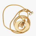 Christian Dior Dior Letters Metal Necklace