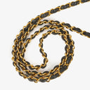Chanel Mini Flap Square Bag in Black Horizontal Quilted Patent Leather with 24K Gold-Plated Hardware