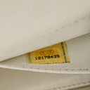 Chanel White Evening Star Quilted Glitter Patent East West Flap Bag
