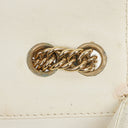 Chanel White Evening Star Quilted Glitter Patent East West Flap Bag
