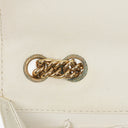 Chanel White Evening Star Quilted Glitter Patent East West Flap Bag