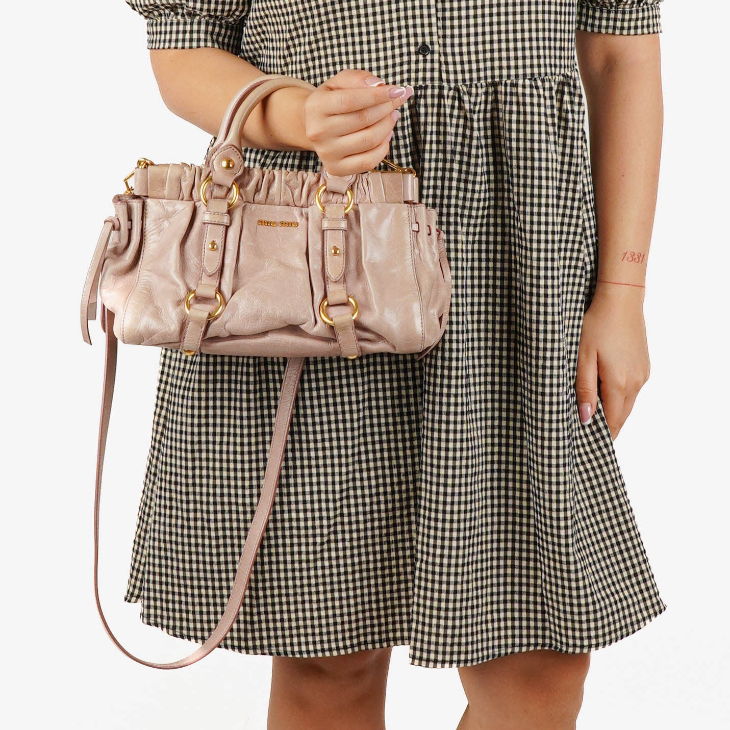 Miu Miu Vitello Satchel Bag