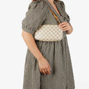 Louis Vuitton Pochette Accessoires NM Damier Azur Canvas Clutch Handbag