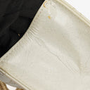 Chanel White Evening Star Quilted Glitter Patent East West Flap Bag