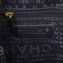 Chanel Timeless CC Medium Bowler Bag Navy Quilted Caviar Gold-Tone Hardware