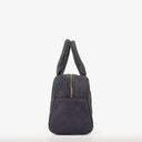 Chanel Timeless CC Medium Bowler Bag Navy Quilted Caviar Gold-Tone Hardware