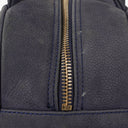 Chanel Timeless CC Medium Bowler Bag Navy Quilted Caviar Gold-Tone Hardware