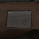 Gucci Brown Mini Baguette Pochette Boat GG Monogram Bag