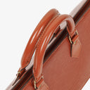 Louis Vuitton Sac Triangle Brown EPI Leather Handbag
