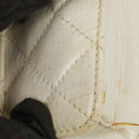 Chanel White Evening Star Quilted Glitter Patent East West Flap Bag