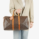 Louis Vuitton Keepall 45 Monogram Canvas Travel Bag
