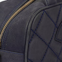 Chanel Timeless CC Medium Bowler Bag Navy Quilted Caviar Gold-Tone Hardware
