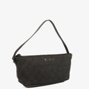 Gucci Brown Mini Baguette Pochette Boat GG Monogram Bag
