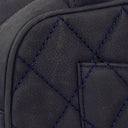 Chanel Timeless CC Medium Bowler Bag Navy Quilted Caviar Gold-Tone Hardware