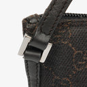 Gucci Brown Mini Baguette Pochette Boat GG Monogram Bag