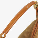 Gucci Suede Handle Ring Hobo Bag