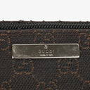 Gucci Brown Mini Baguette Pochette Boat GG Monogram Bag