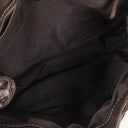 Sac Cartable Paddington en Cuir Marron Chloé