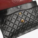 Chanel Medium Classic Vintage Double Flap Bag Black Quilted Lambskin 24K Gold-Plated Hardware