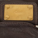 Sac Cartable Paddington en Cuir Marron Chloé