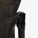 Gucci Brown Mini Baguette Pochette Boat GG Monogram Bag