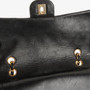 Chanel Medium Classic Vintage Double Flap Bag Black Quilted Lambskin 24K Gold-Plated Hardware