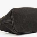 Gucci Brown Mini Baguette Pochette Boat GG Monogram Bag