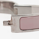 Hermes Pink Enamel Clic H Bracelet