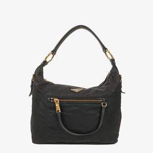 Prada Black Nylon Tote Bag