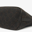 Gucci Brown Mini Baguette Pochette Boat GG Monogram Bag