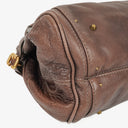 Sac Cartable Paddington en Cuir Marron Chloé