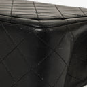 Chanel Medium Classic Vintage Double Flap Bag Black Quilted Lambskin 24K Gold-Plated Hardware
