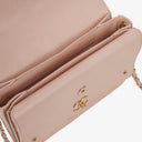 Chanel Light Pink Quilted Lambskin Flap Bag Champaigne Gold - Tone Hardware