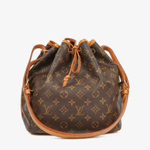 Louis Vuitton Petit Noe Monogram Canvas Shoulder Bag