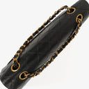 Chanel Medium Classic Vintage Double Flap Bag Black Quilted Lambskin 24K Gold-Plated Hardware