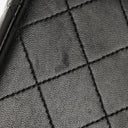 Chanel Medium Classic Vintage Double Flap Bag Black Quilted Lambskin 24K Gold-Plated Hardware