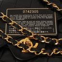 Chanel Medium Classic Vintage Double Flap Bag Black Quilted Lambskin 24K Gold-Plated Hardware