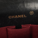 Chanel Medium Classic Vintage Double Flap Bag Black Quilted Lambskin 24K Gold-Plated Hardware