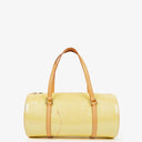 Louis Vuitton Papillon 30 Bedford Perle Monogram Vernis Leather Bag