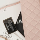 Chanel Light Pink Quilted Lambskin Flap Bag Champaigne Gold - Tone Hardware