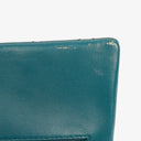 Chanel 2.55 Reissue 227 Double Flap Bag Turquoise Quilted Patent Leather And Silver Finishes